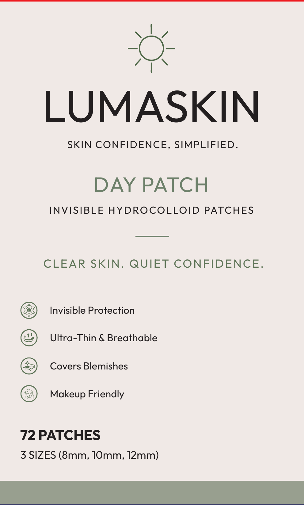 LUMASKIN Day Patch packaging