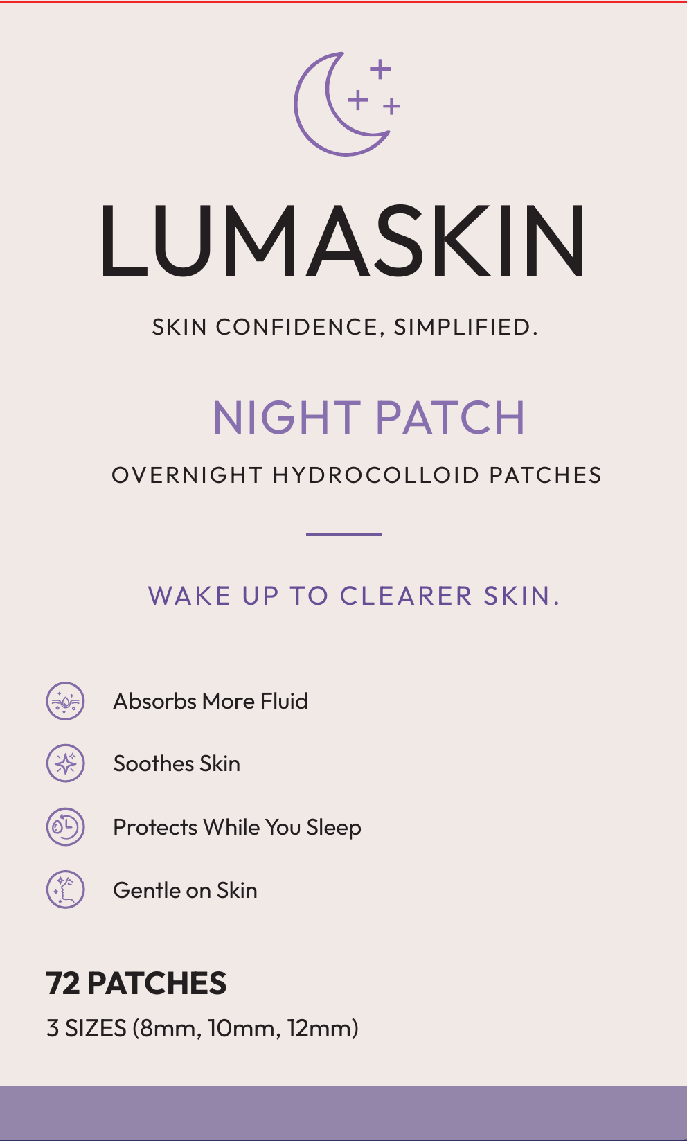LUMASKIN Night Patch packaging
